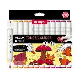 MARCADOR FILGO ARTISTICO DOB PTA ALLOY CALIDO X 12
