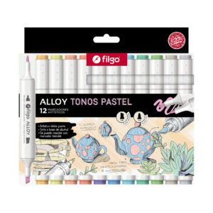 MARCADOR FILGO ARTISTICO DOB PTA ALLOY PASTEL X 12