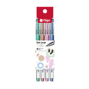 ROLLER FILGO GEL GEL POP MILKY ESTUCHE X 4