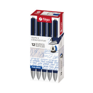 BOLIGRAFO FILGO RETRAC GLIDER SUP CONF RT 0.7 AZUL X 12