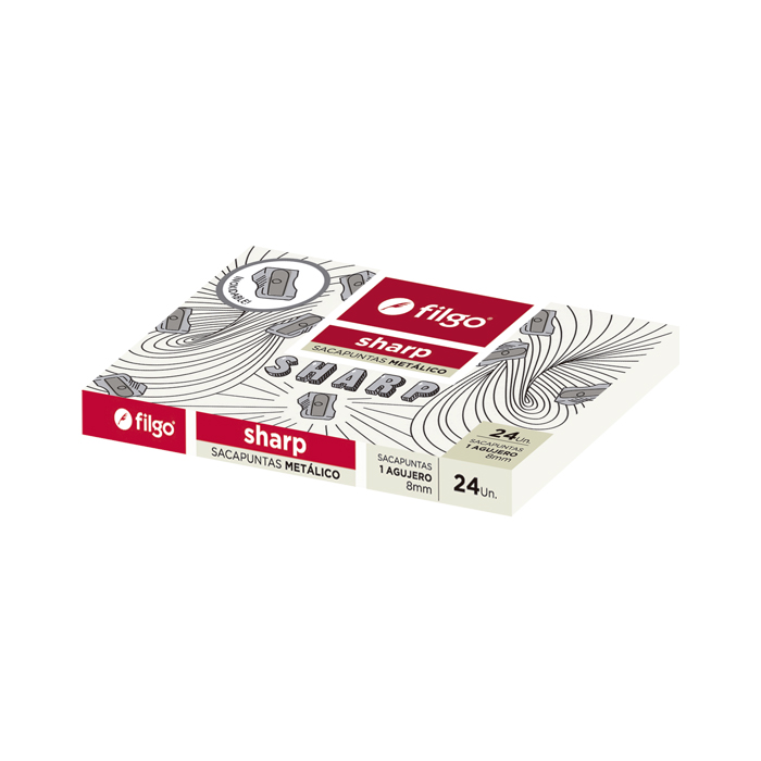 SACAPUNTA FILGO METALICO PINTO SHARP METALICO DISPLAY X 24