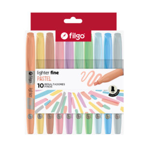 RESALTADOR FILGO LIGHTER FINE PASTEL ESTUCHE X 10