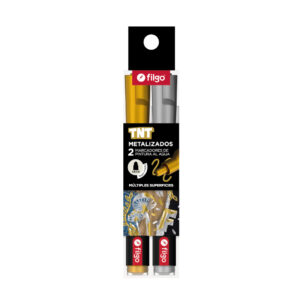 MARCADOR FILGO PINTURA AL AGUA 3.0 X 2 METALIZADOS