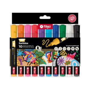 MARCADOR FILGO PINTURA AL AGUA TNT 3.0 X 10 UN