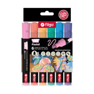 MARCADOR FILGO PINTURA AL AGUA TNT 3.0 X 6 PASTEL