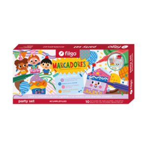 SET FILGO PARTY MARCADORES PINTO X 10 ESTUCHES