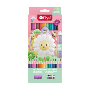 LAPICES COLORES FILGO PINTO X 12 +2HB +GOMA +SACAP MARGARITA