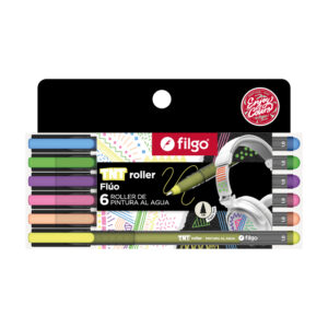 ROLLER FILGO TNT PINTURA AL AGUA X 6 UN FLUO