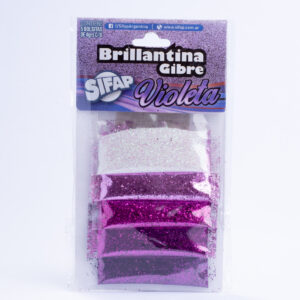 BRILLANTINA SIFAP GIBRE VIOLETA DEGRADEE X 5 BOLSA 4GR