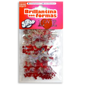 BRILLANTINA SIFAP C/ FORMAS LOVE X 5 UN