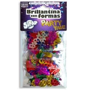 BRILLANTINA SIFAP C/ FORMAS PARTY TIME X 5 UN