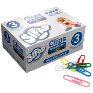CLIPS SIFAP FORRADOS 3 X 100 UN