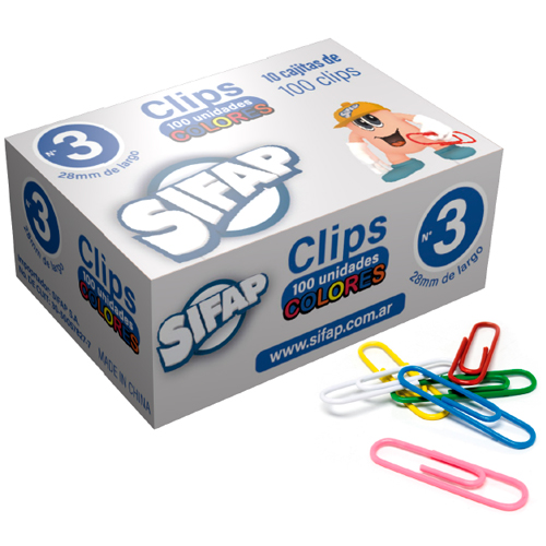 CLIPS SIFAP FORRADOS 3 X 100 UN