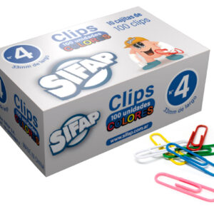 CLIPS SIFAP FORRADOS 4 X 100 UN