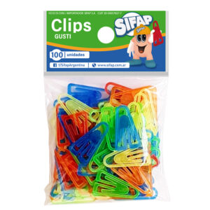 CLIPS SIFAP GUSTI X 100 UN BOLSA