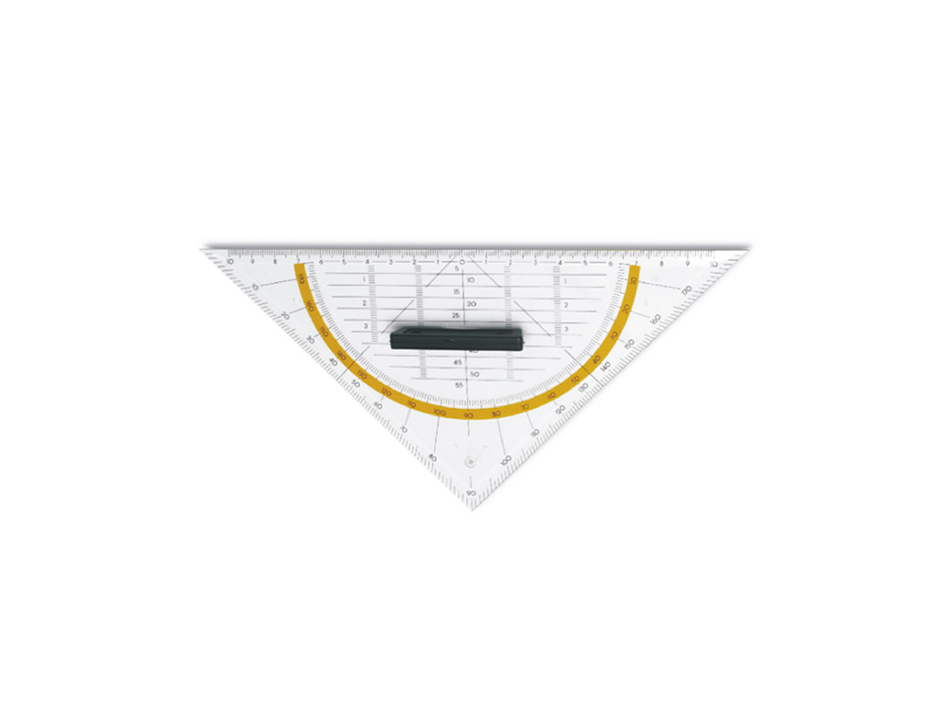 ESCUADRA MULTIUSO DOZENT HIPOTENUSA DE 250MM X 1 UN