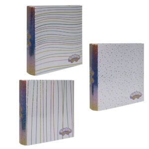 CARPETA REXON HOLO GLITTER 3X40 RAINBOW COLOR