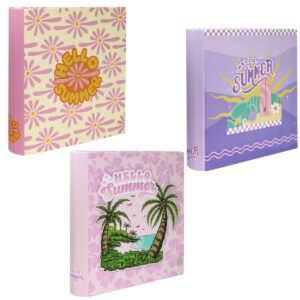 CARPETA REXON MICRO GLITTER 3X40 HELLO SUMMER