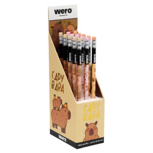 LAPIZ WERO C/ GOMA CAPIBARA X 15 UN