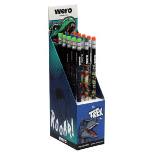 LAPIZ WERO C/ GOMA T-REX X 15 UN