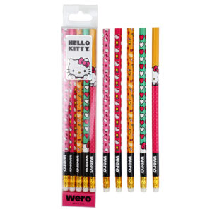 SET WERO LAPIZ C/ GOMA HELLO KITTY BLISTER X 10