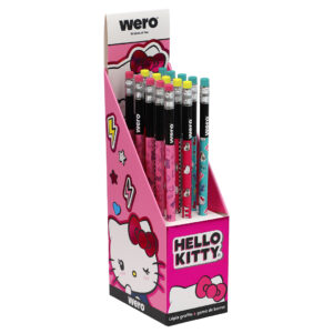 LAPIZ C/ GOMA WERO HELLO KITTY X 15