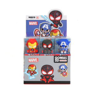 GOMA WERO 3D MARVEL X 24 UN