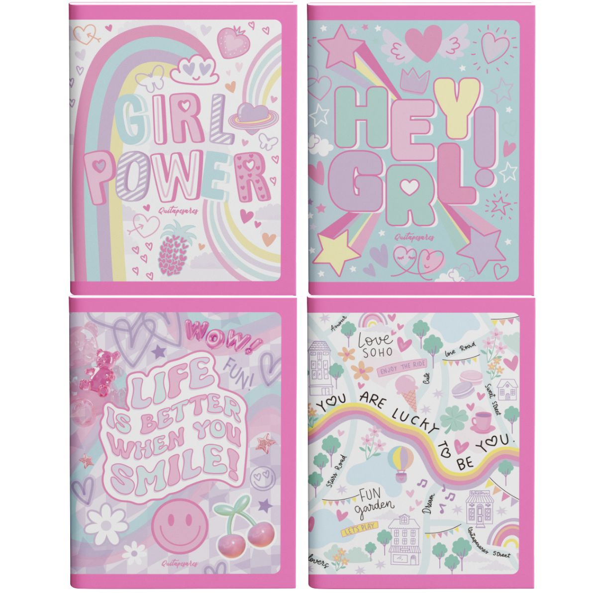 CUADERNO MOOVING 16X21 T/F ABROCHADO X 48 HJ QUITAPESARES