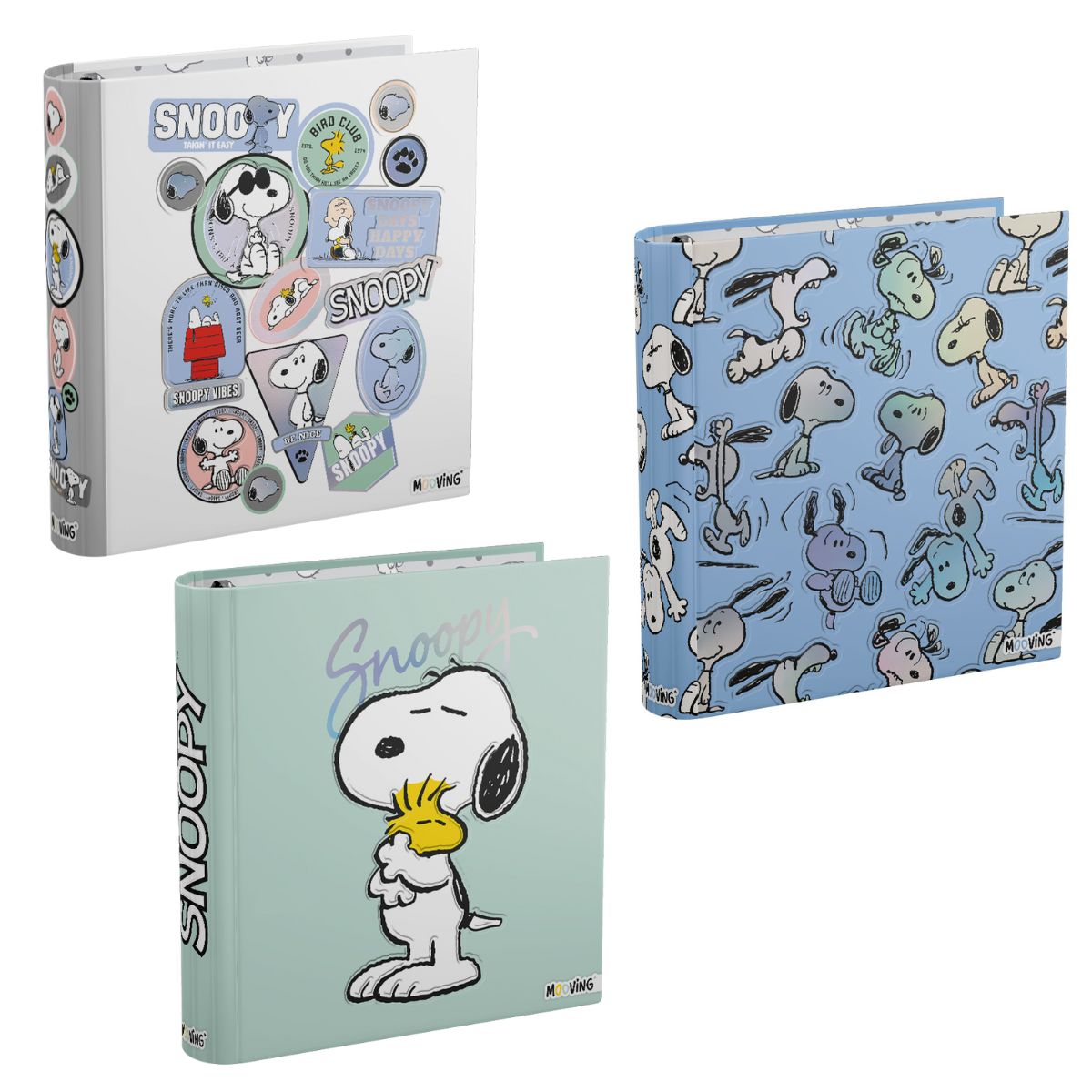 CARPETA MOOVING ESCOLAR 3X40 SNOOPY