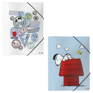 CARPETA MOOVING OFICIO 3 SOLAPAS SNOOPY