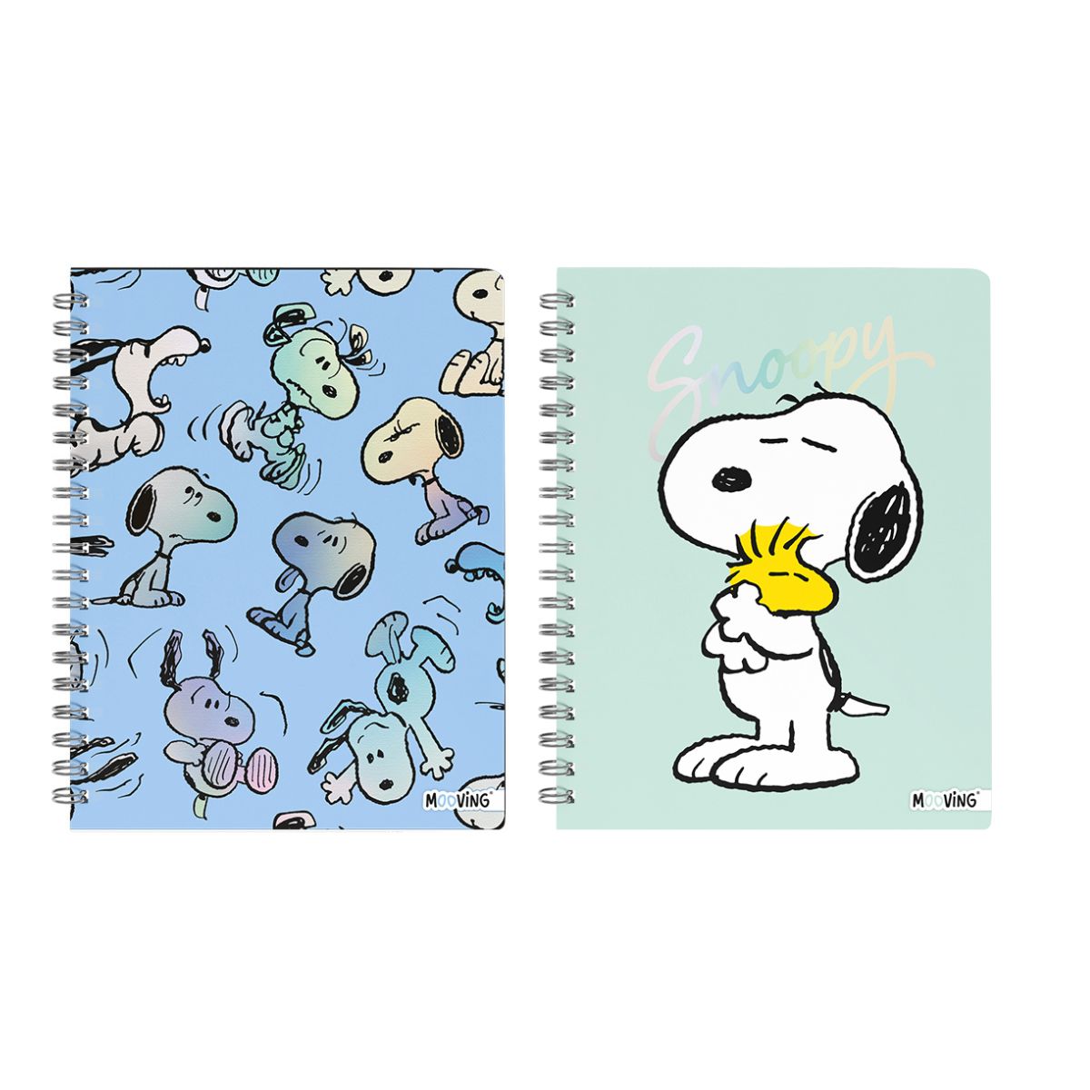 CUADERNO MOOVING 16X21 ESPIRAL T/D X 80 HJS SNOOPY