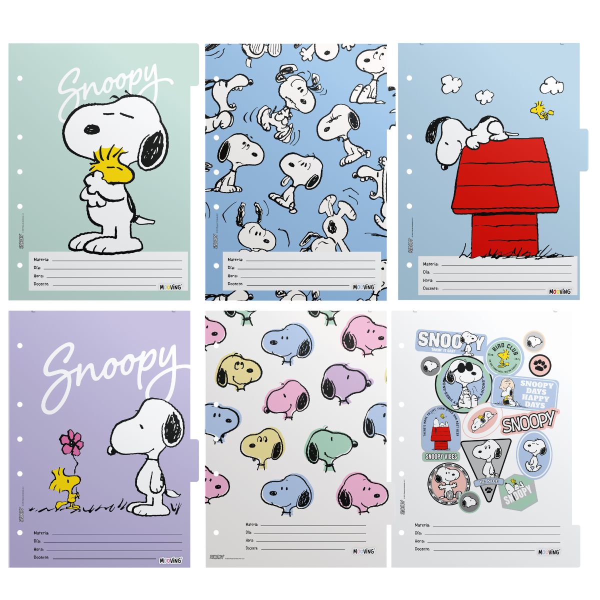 SEPARADOR MOOVING A4 SNOOPY