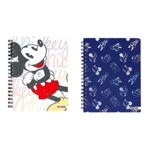 CUADERNO MOOVING 16X21 ESPIRAL T/D X 80 HJS MICKEY & FRIENDS