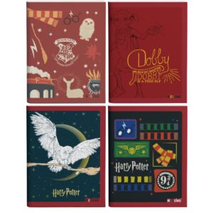 CUADERNO MOOVING 16X21 T/F ABROCHADO X 48 HJS HARRY POTTER