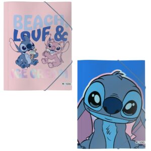 CARPETA MOOVING OFICIO 3 SOLAPAS STITCH