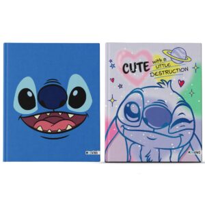 CUADERNO MOOVING 19.5X24CM T/D COSIDO X 48 HJS STITCH