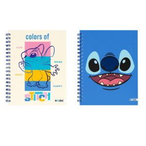 CUADERNO MOOVING 16X21 ESPIRAL T/D X 80 HJS STITCH