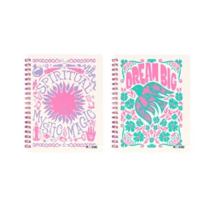 CUADERNO MOOVING 16X21 ESPIRAL T/D X 80 HJ MYSTIC