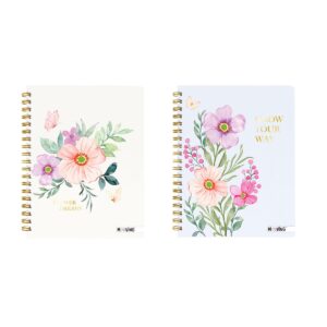 CUADERNO MOOVING 16X21 ESPIRAL T/D X 80 HJS GARDEN