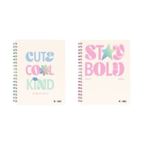 CUADERNO MOOVING 16X21 ESPIRAL T/D X 80 HJ COOL