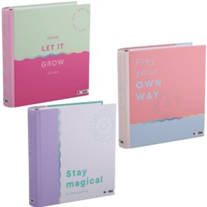 CARPETA MOOVING ESCOLAR 3X40 PASTEL BLOCK