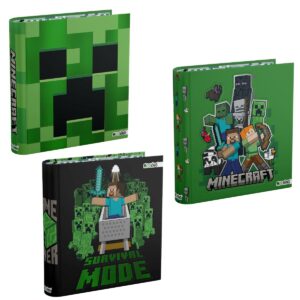 CARPETA MOOVING ESCOLAR 3X40 MINECRAFT