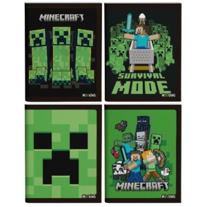 CUADERNO MOOVING 16X21 T/F ABROCHADO X 48 HJS MINECRAFT
