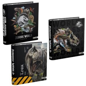 CARPETA MOOVING ESCOLAR 3X40 JURASSIC WORLD