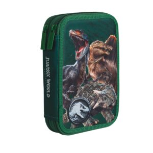 CARTUCHERA MOOVING 2 PISOS JURASSIC WORLD
