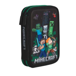 CARTUCHERA MOOVING 2 PISOS MINECRAFT