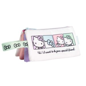 CARTUCHERA MOOVING CUADRUPLE HELLO  KITTY