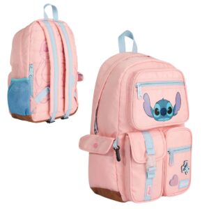 MOCHILA MOOVING STITCH PINK