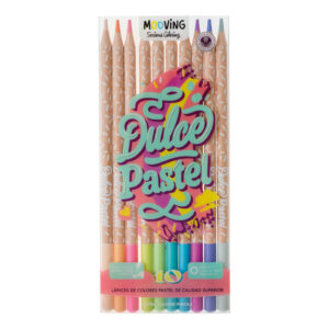 LAPICES MOOVING PASTELES X 10 UN COLORING