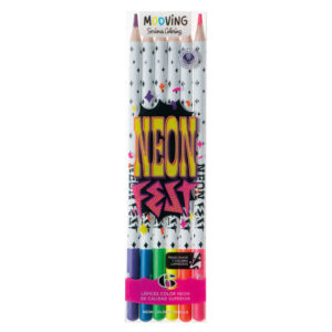 LAPICES MOOVING NEON X 6 UN COLORING